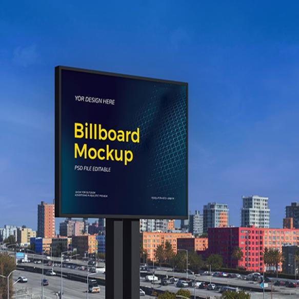 Billboard Mockup Display Outdoor