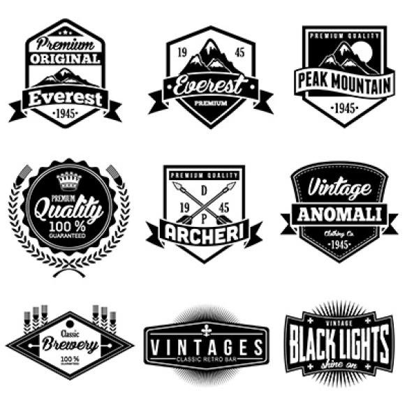 Classic Retro Badges Logo Emblem