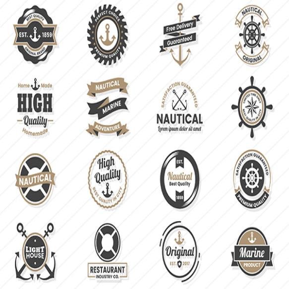 Nautical Logo Set