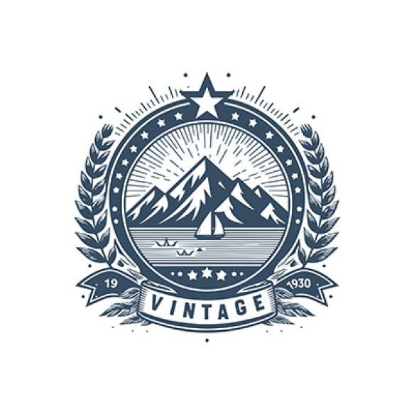 Vintage Logo Badge Monogram