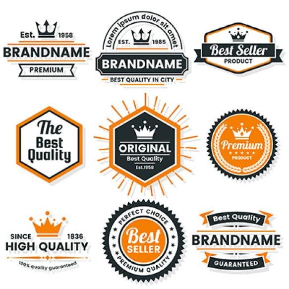 Vintage Retro Vector Logo Banner (2)