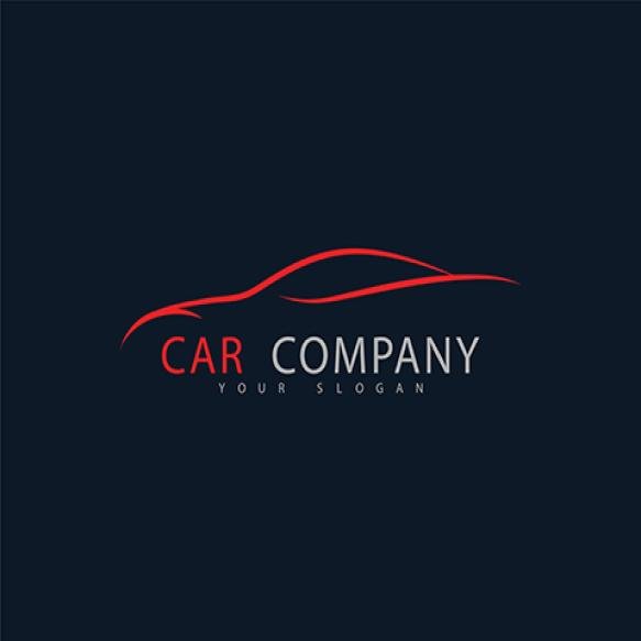 Abstract Car Logo Sign Automotive Company Symbol Auto Shop Ve