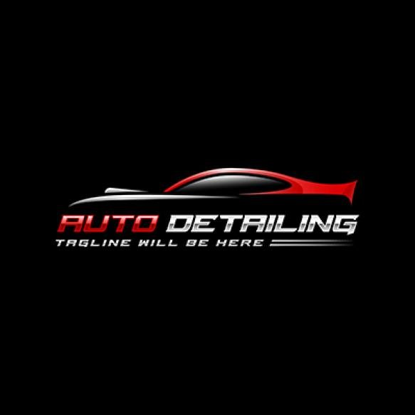 Auto Detailing Car Logo Design Template