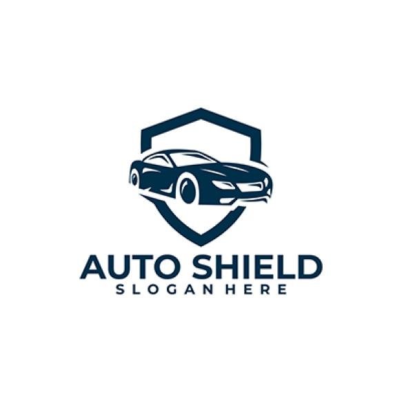 Auto Shield Logo Vector Design Template