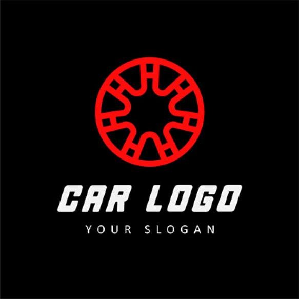 Bold Abstract Letter Car Logo Mark Modern Icon