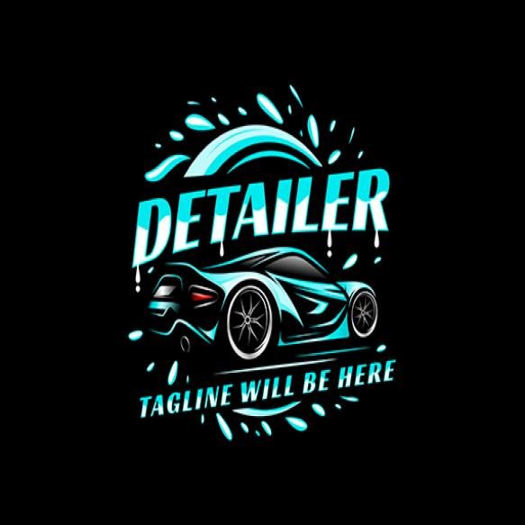 Car Wash Logo Auto Wash Logo Car Detailing Logo Auto Detailing Logo Car Polish Logo Car Shining Logo