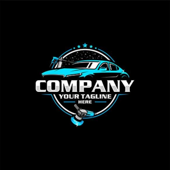Detailing Car Logo Car Wash Logo