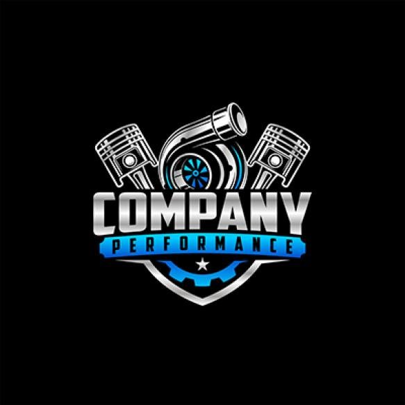 Diesel Turbo Automotive Repair Logo Template