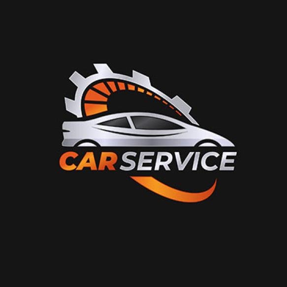 Gradient Car Service Logo Template