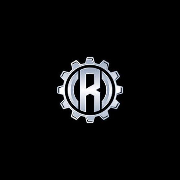 Letter R Gear Logo Template Design