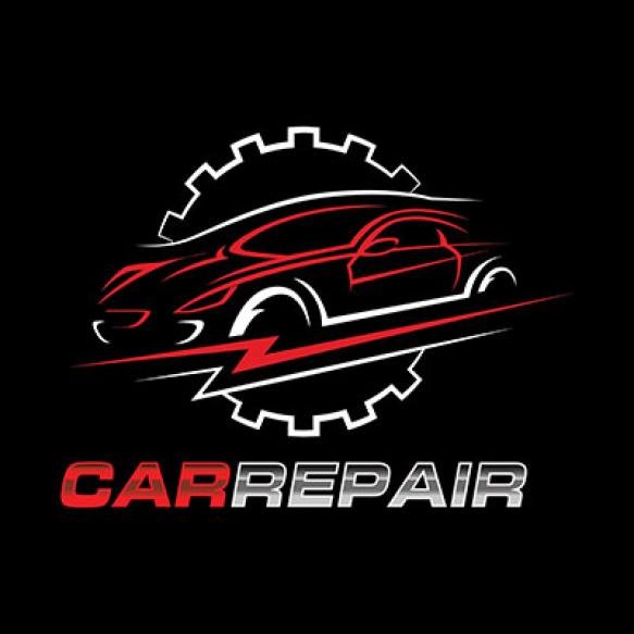 Minimalist Car Repair Logo Design Template Car Repair Service Logo (1)