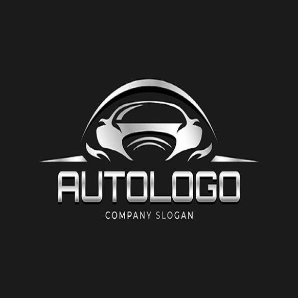 Realistic Metallic Car Logo (1)