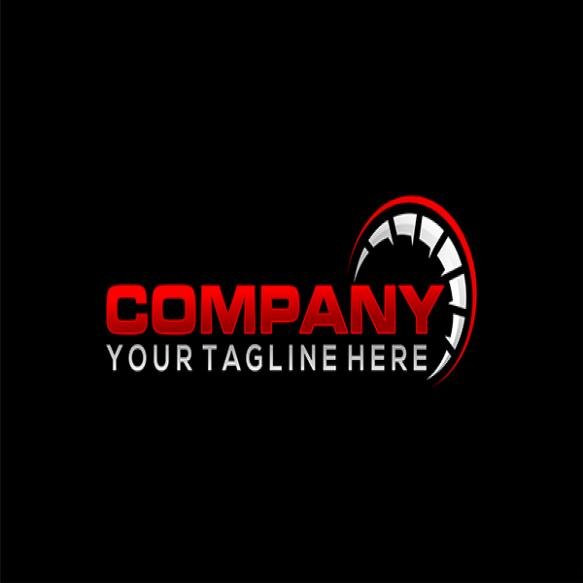 Rpm Car Speed Logo Design Vector Template