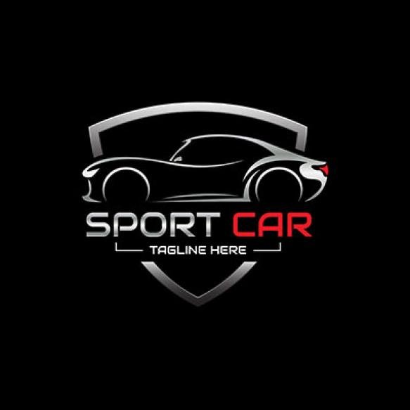 Sport Car Concept Logo Design Template Automotive Industry