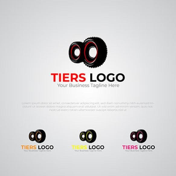 Tire Logo Brand Company Design Template