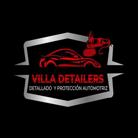 Villa Detailers Car Detailing Logo