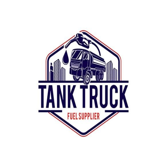 Fuel Tankers Logo Shipping Fuel Design Refueling Gun Icon Shape Urban Transportation