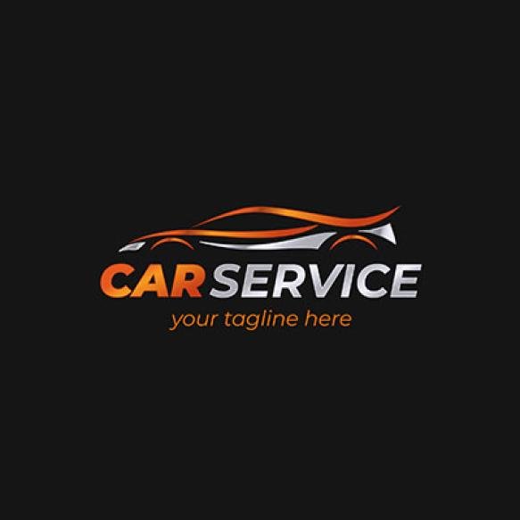 Gradient Car Service Logo Template