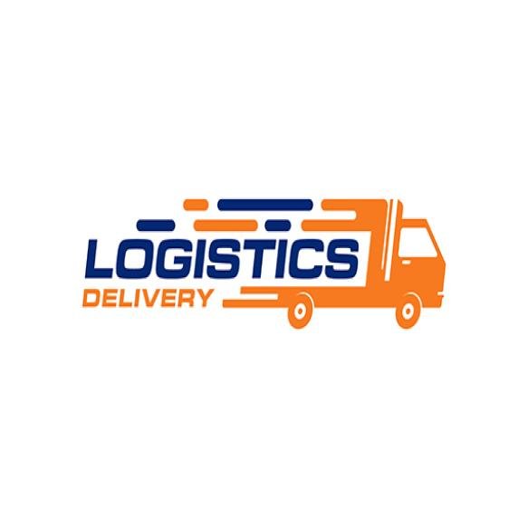 Logistic Delivery Express Fast Shipping Logo Design Template