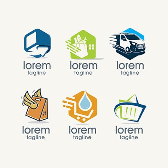 Shopping Logo Templates Collection