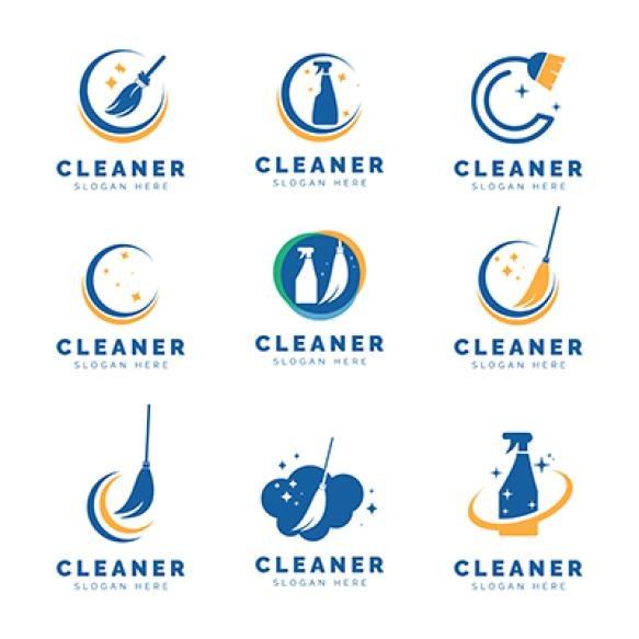 Clean Logo Template Design Icon Vector Illustration