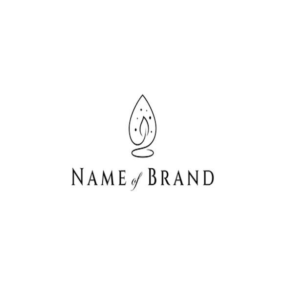Candle Flame Logo With Simple Continuous Line Design Style