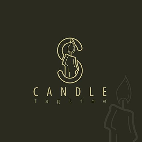 Letter S Candles Logo Design