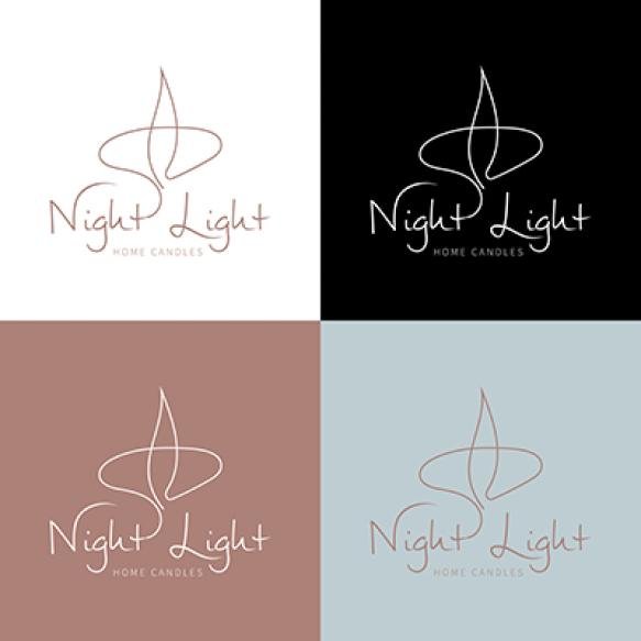 Logo Handmade Candles One Line Style