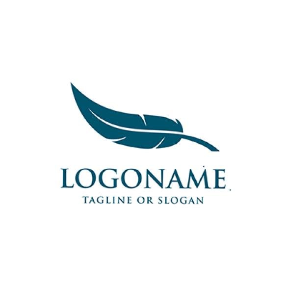 Feather Logo Design Feather Icon Creative Idea Logo Design Related Writer Author Law Firm Attorney L