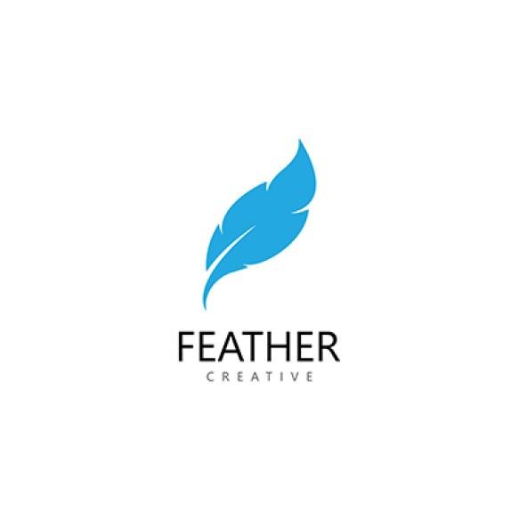 Feather Logo Icon Vector Template