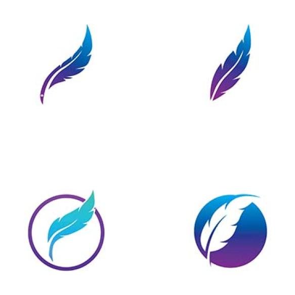 Feather Logo Symbol Illustration (1)