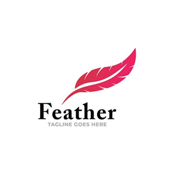 Feather Logo Vector Template