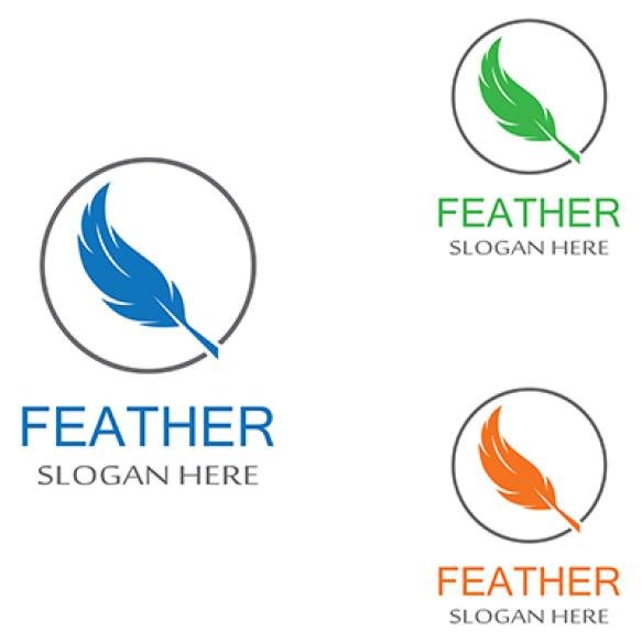 Feather Pen Logo Template (1)