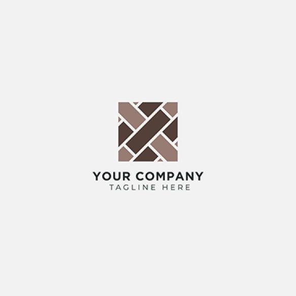 Decking Pattern Square Logo Texture