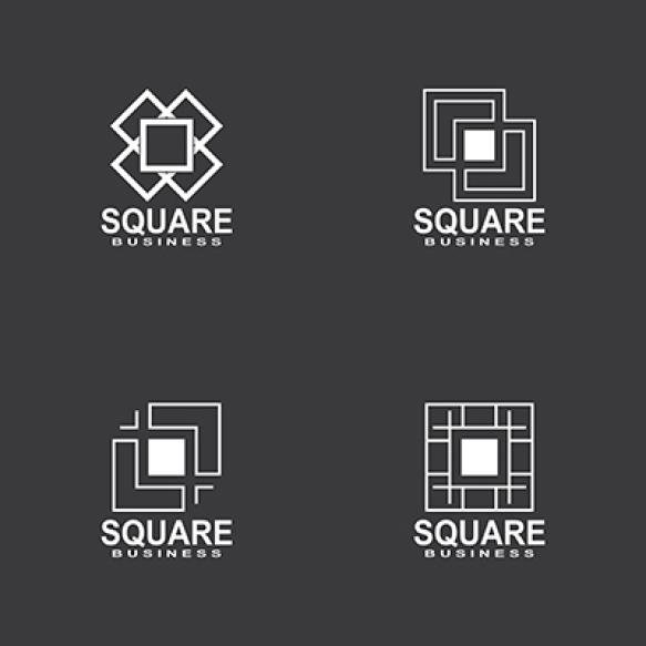 Square Business Icon Symbol Template (1)