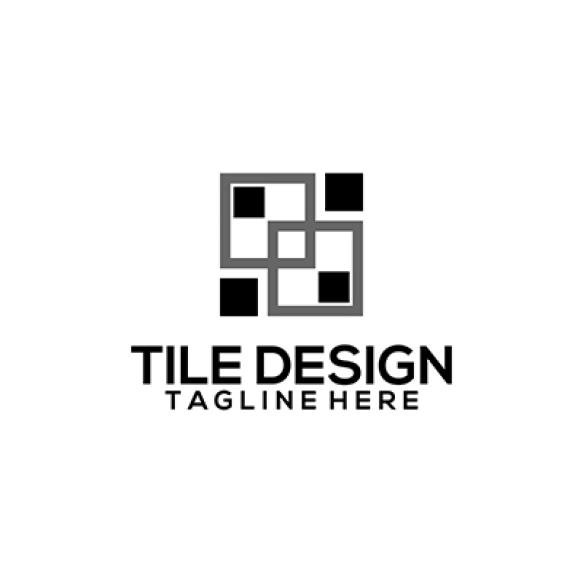 Square Concept Tile Logo Vector Modern Tile Logo Template