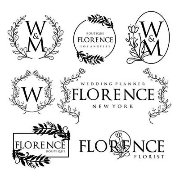 Female Logo Boutique Florist