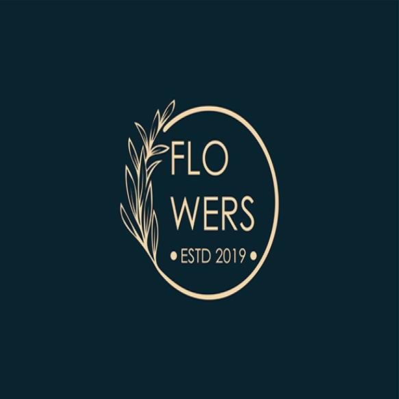 Minimalist Flowers Logo Beauty Spa Products