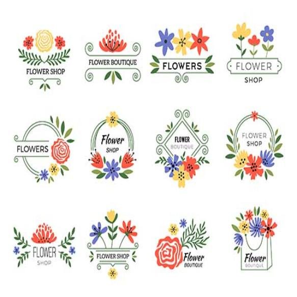 Flowers Shop Decorative Plants Illustrations Floral Botanical Design Projects Wedding Cards Recent V