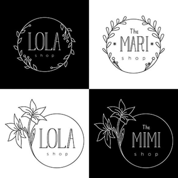 Logo Templates Flower Shops Women S Boutiques