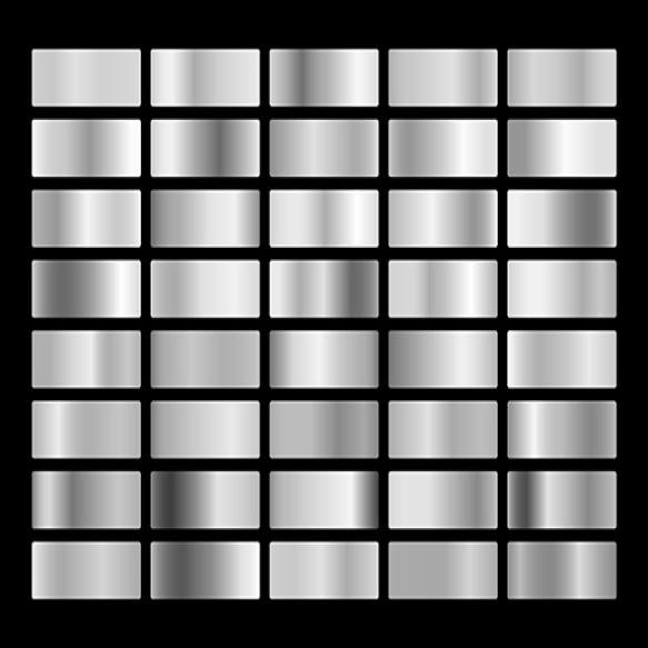 Silver Metal Gradient Collection
