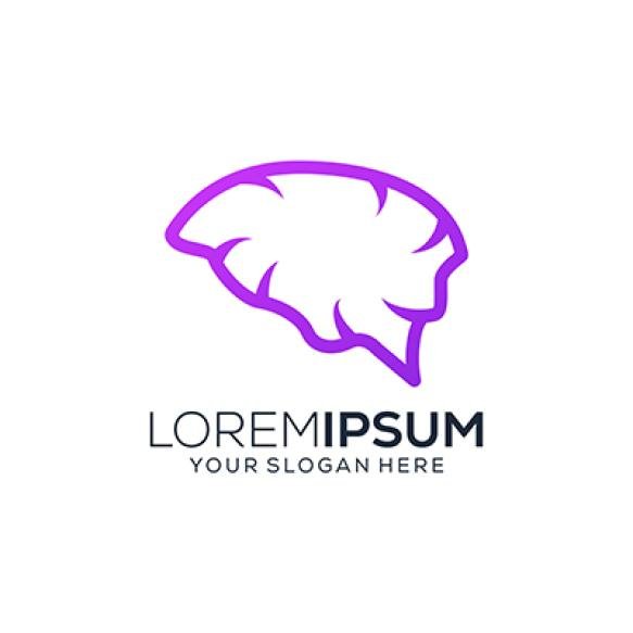 Abstract Brain Logo Design
