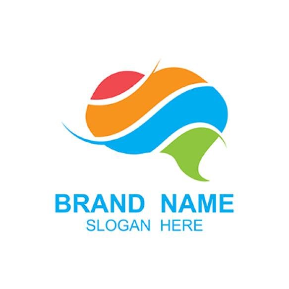 Brain Logo Design Vector Template This Logo Suitable Education Medical Courses Lab Science