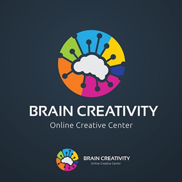 Brain Logo Template