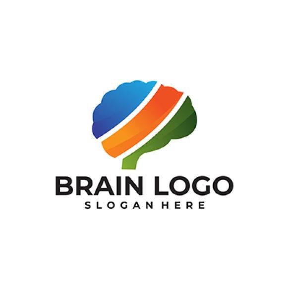 Brain Logo Vector Design Template