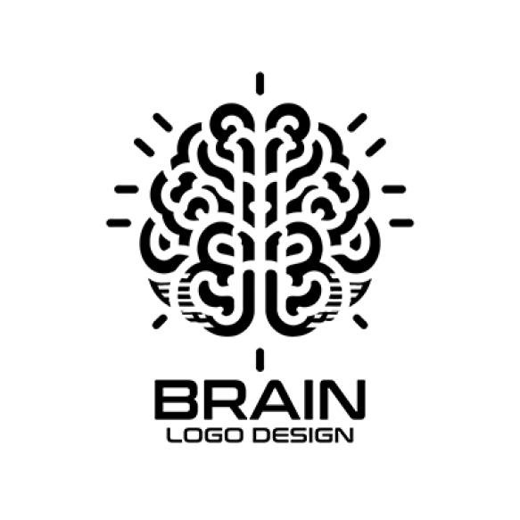 Brain Vector Logo Design
