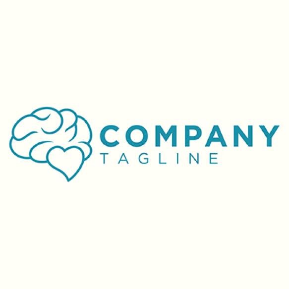 Heart Brain Logo Design