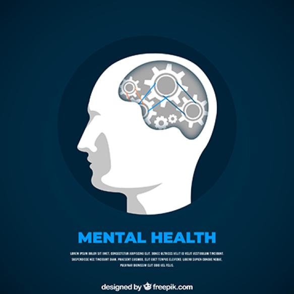 Modern Mental Health Concept With Flat Design