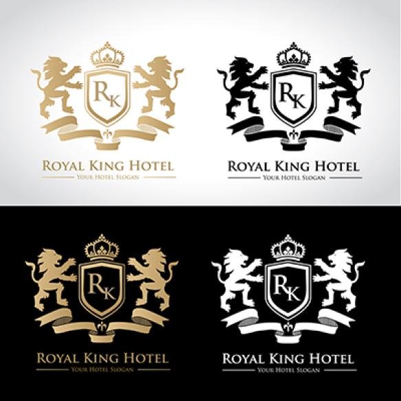 Lion Crests Logo Luxury Logo Set Design Hotel Sport Club Real Estate Spa Fashion Brand Identity
