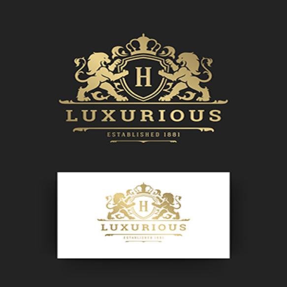Luxury Logo Template Vintage Style